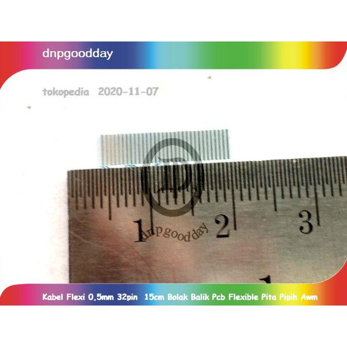 

Kabel Flexi 0,5Mm 32Pin 15Cm Bolak Balik Pcb Flexible Pita Pipih Awm Dnpgood11 Berkualitas