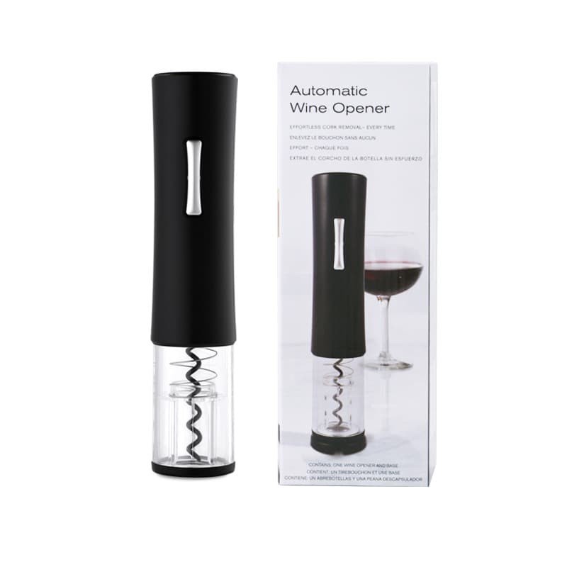 Pembuka Tutup Botol Wine Otomatis Corkscrew Bottle Opener - Black