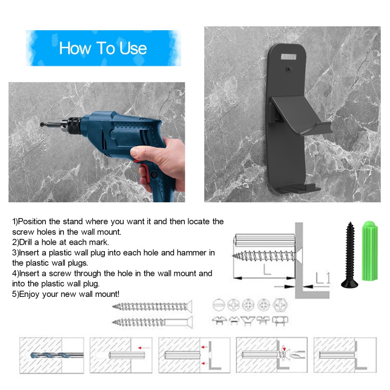 Btsg Saklar Fitness Cincin Tuan Rumah Headphone Handle Rak Penyimpanan Gantung Dinding Video Game