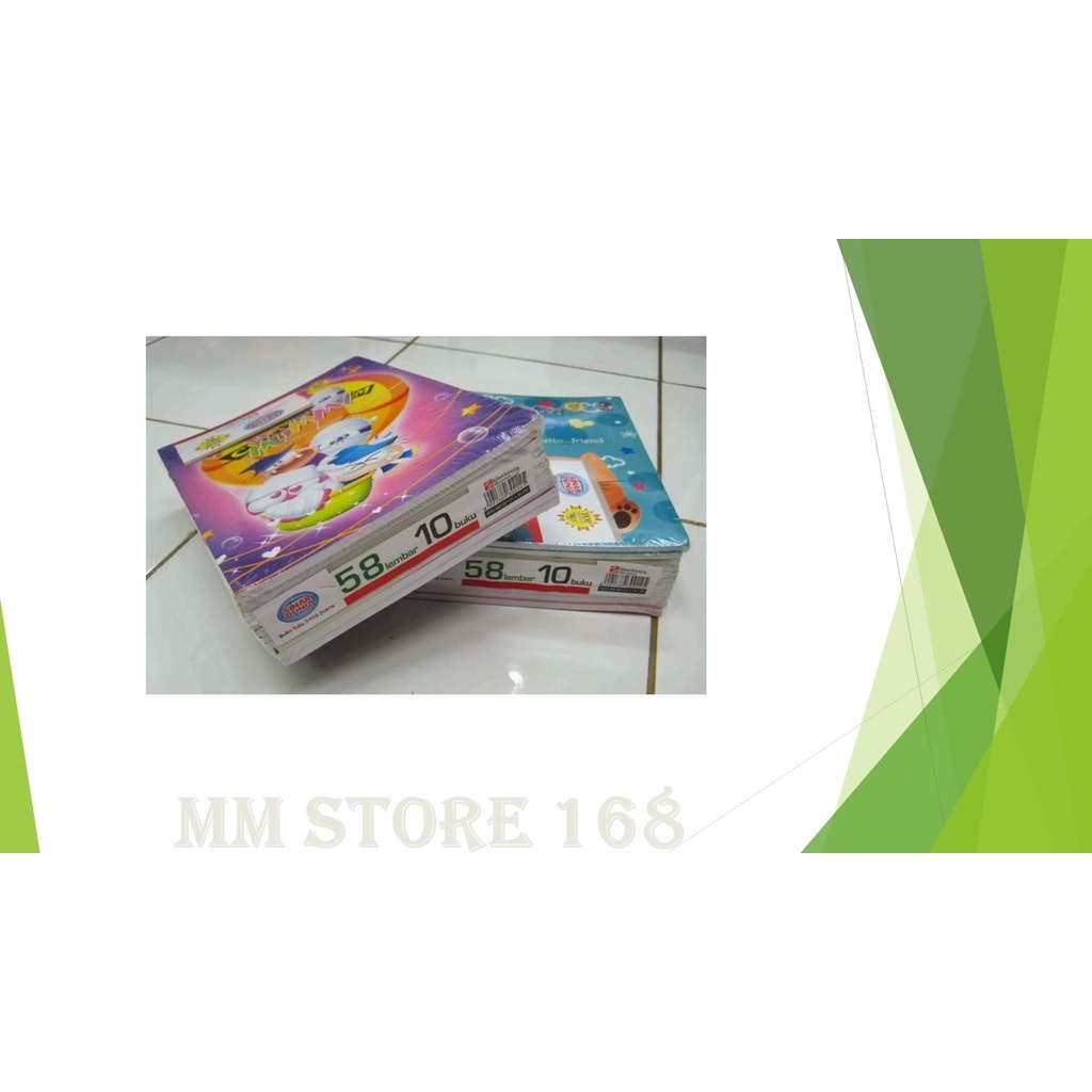 

Buku Tulis 58 lembar SIDU [10 buku]