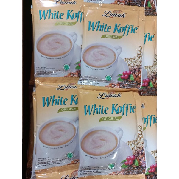 

Luwak white koffie isi 10 sachet