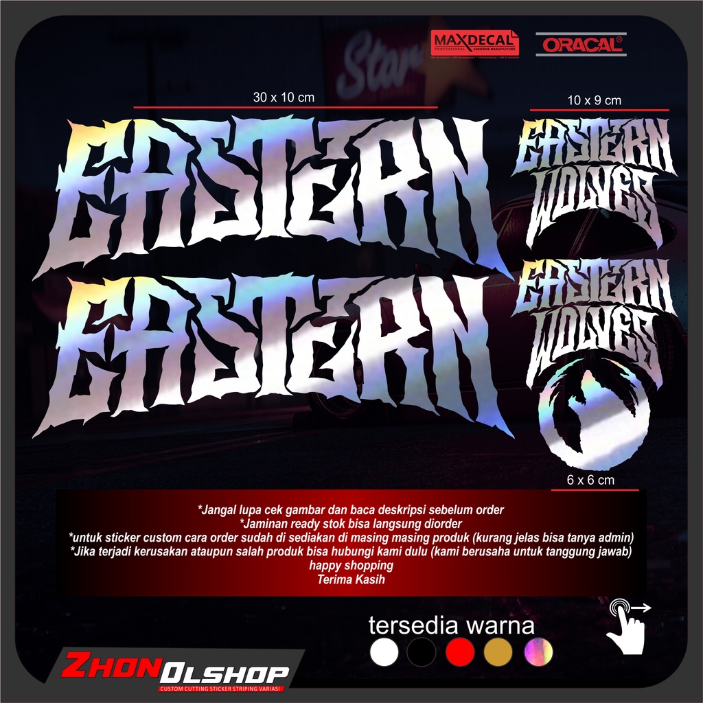 STIKER VARIO NEW 2018 CUTTING STICKER EASTERN WOLVES STIKER EASTERN WOLVES FOR VARIO 125-150 NEW CUT