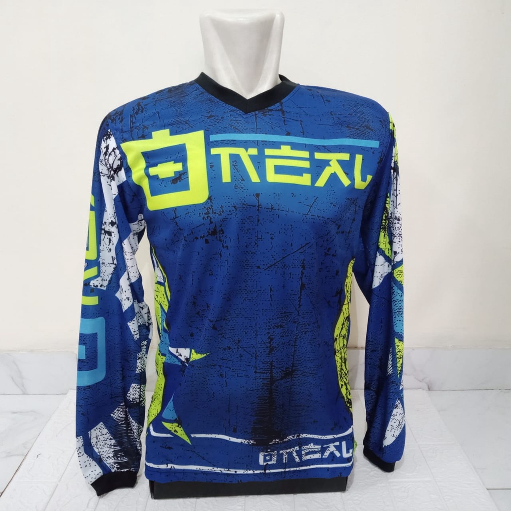 Jersy Cross Trail Jersy sepeda print DENGAN KUALITAS PREMIUM BISA PAKAI NAMA &amp; NOMOR terlaris baju cross sepedah