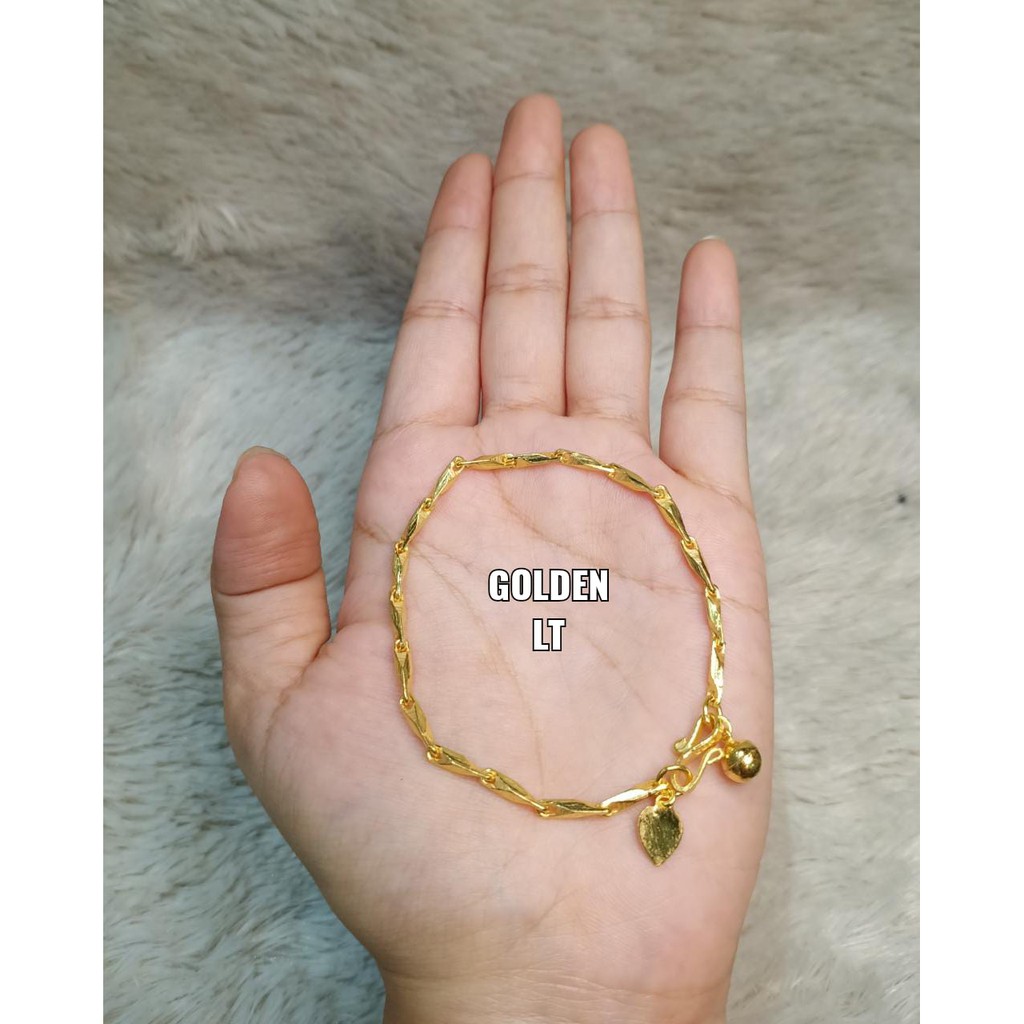 Gelang Imitasi Emas Rantai Padi