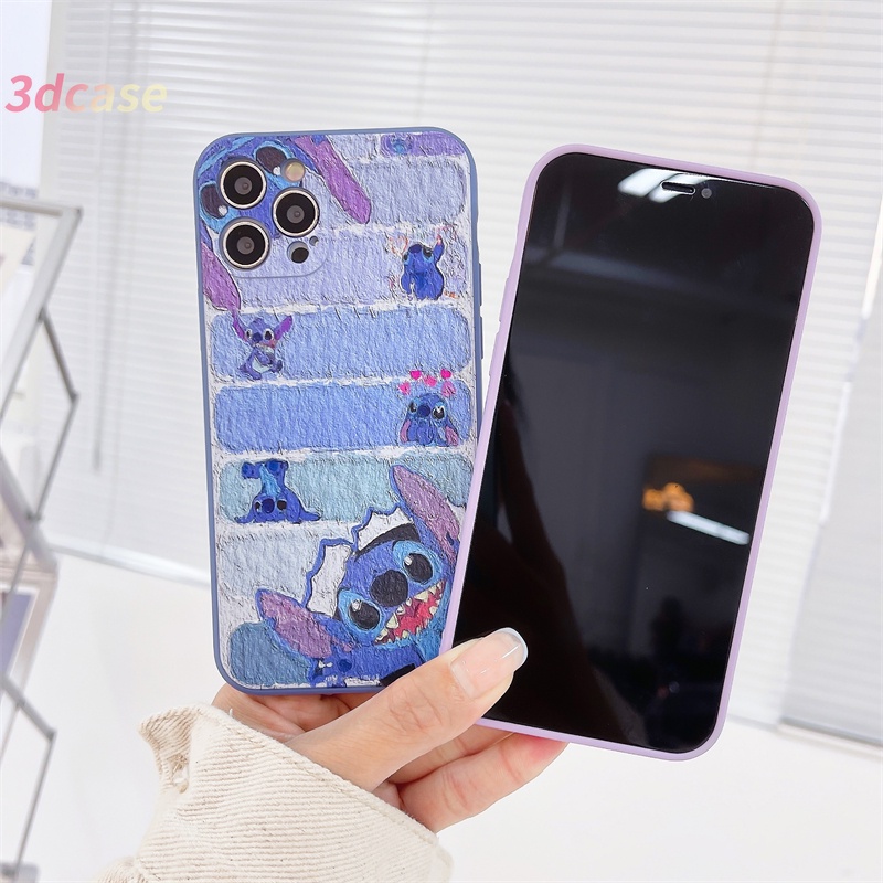 Cute Cartoon Stitch Phone Cover Untuk Xiaomi Redmi Note 9 8 10 10S 9 PRO MAX 9S Xiaomi Redmi POCO X3 NFC X3 PRO M3 Redmi 9 9C NFC 9A 9i 9T 9 PRO Power 10X POCO M2 PRO A16 A74 A15 VIVO