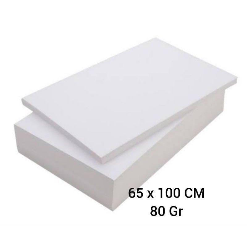 

Kertas HVS Besar / Plano 65 x 100 CM (80 Gsm)
