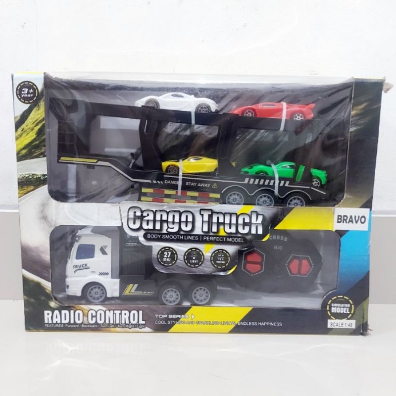 Rc Truk Hauler Remote Control - Mainan Mobil Remot Kontrol Truck Towing Anak Laki