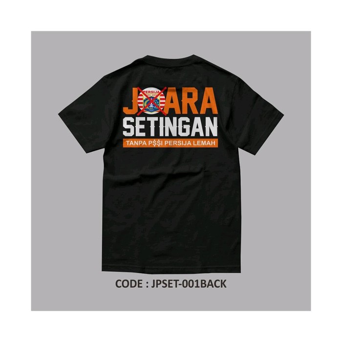 KAOS COMBED 30S BAJU PERSIB BANDUNG PERSIJA JUARA SETTINGAN   VIKING BOBOTOH