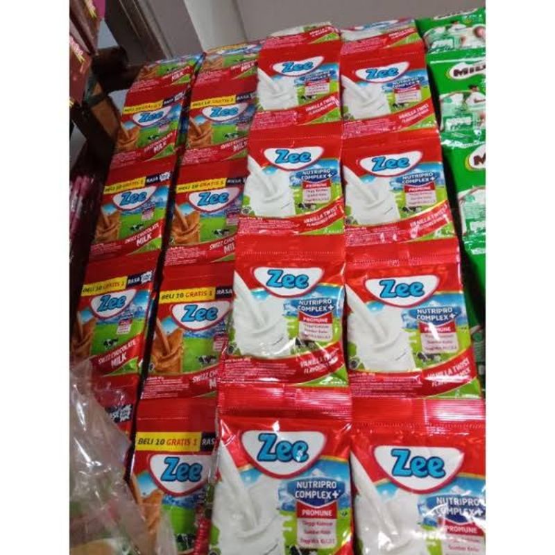 

Susu Zee Nutripo Complex Susu Anak Tinggi Kalsium 1 Renteng 10 pcs Murah