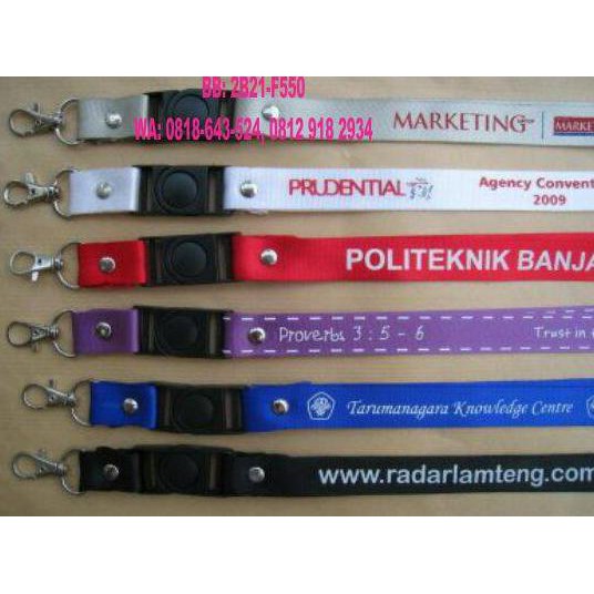 

Diskon Tali id card/ Tali leher/ Tali lanyard/ Tali sablon Promo Awal tahun