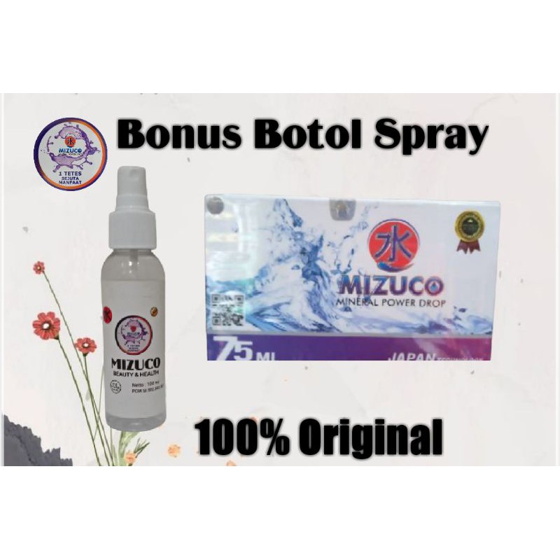 Mizuco Air Mineral Alkali 100% Original Solusi sehat tanpa obat untuk diabetes kholesterol dll