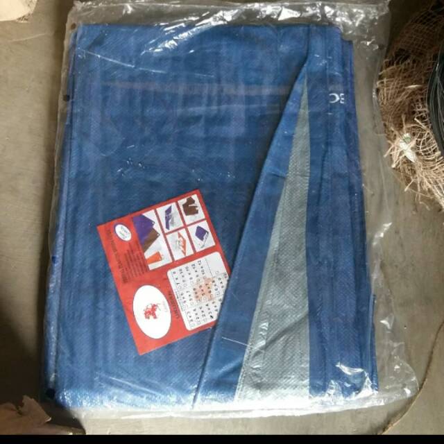 Terpal Plastik / terpal serbaguna. Ukuran 3 x 4 mtr