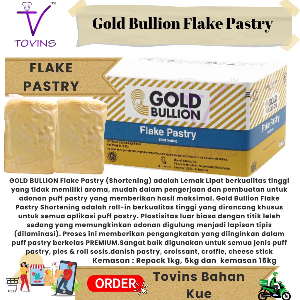 

Flake Pastry Gold Bullion