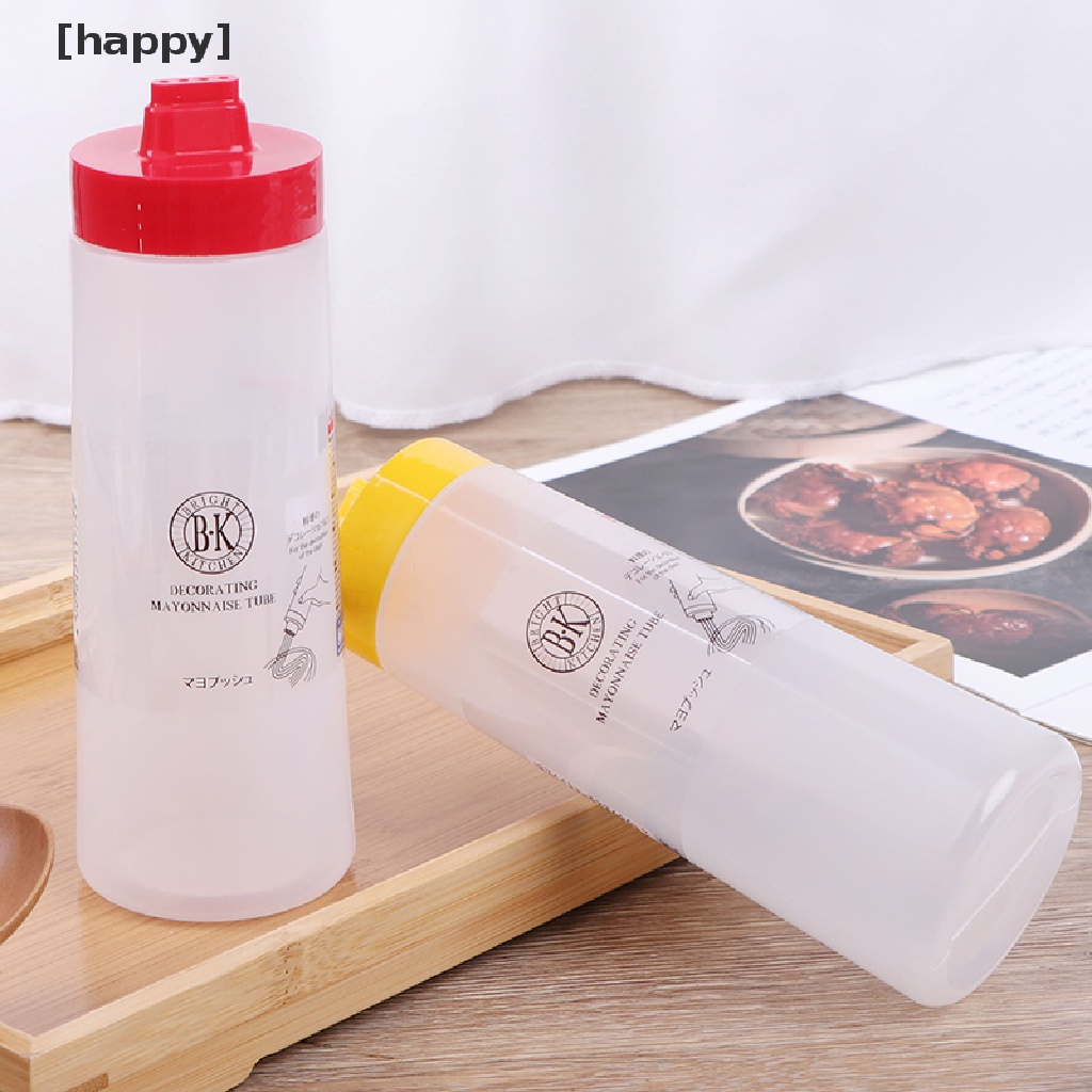 Botol Dispenser Saus Minyak Kecap Model Remas 4 Lubang Bahan Resin Ukuran 300ml Untuk Dapur