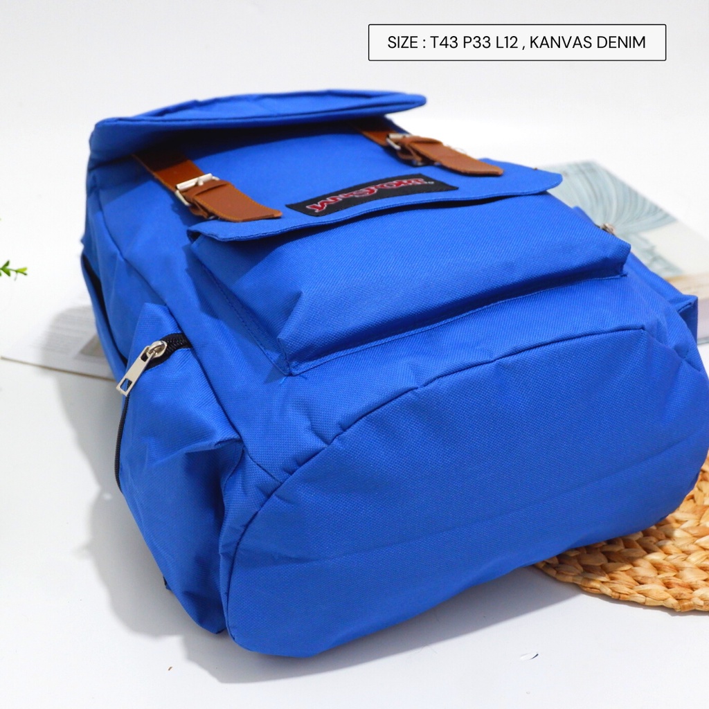 COD NEVSET SEMARANG - Tas Gendong Warna Ransel Wanita/Pria Backpack Tas Punggung Tas Kuliah Lokal Murah