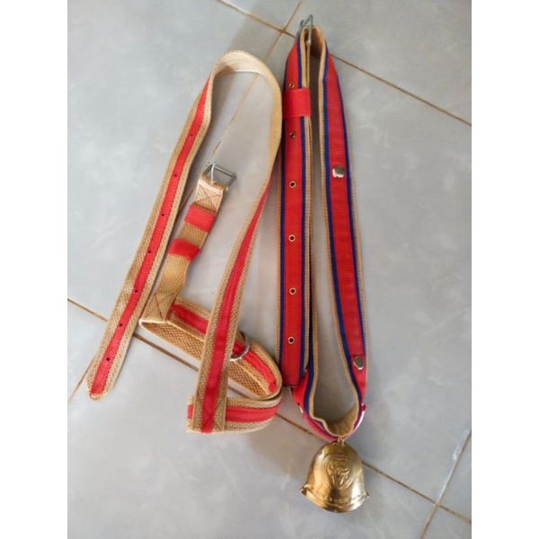1 set kalung sapi lembu +lonceng dan brangus