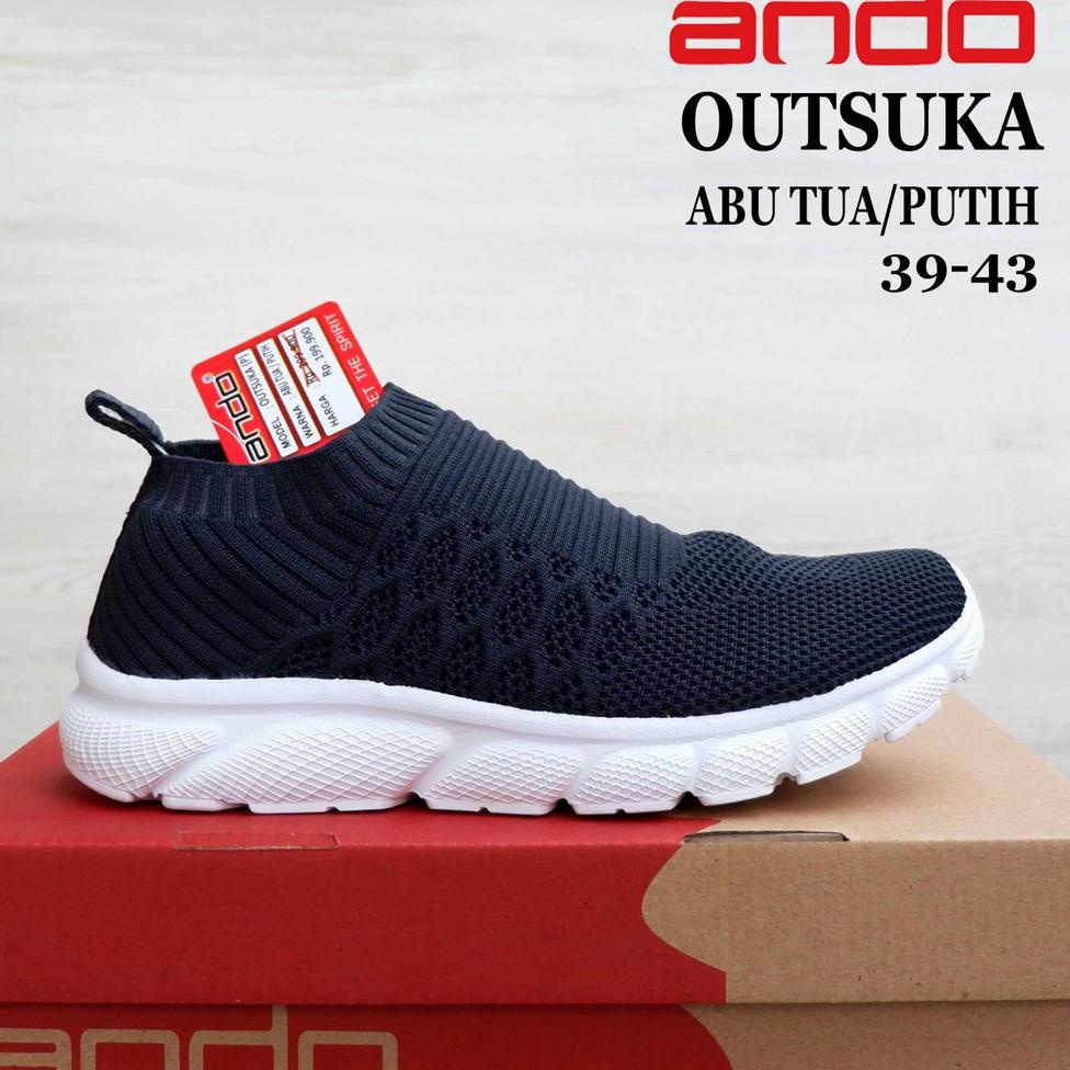 Sepatu Pria Ando - OUTSUKA / BIANTE / PANDERA - size 39-43 - sepatu rajut pria - sepatu sneakers - s