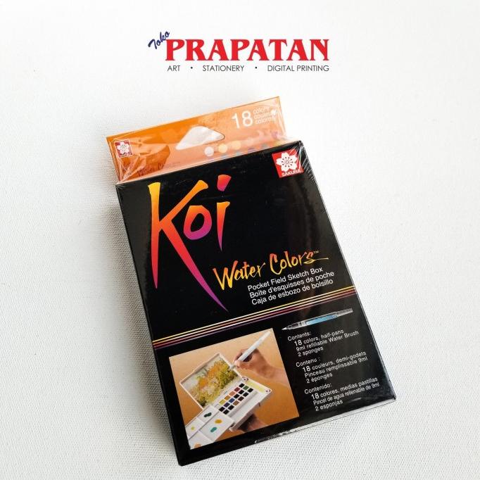 

SAKURA KOI WATER COLOR 18 WARNA