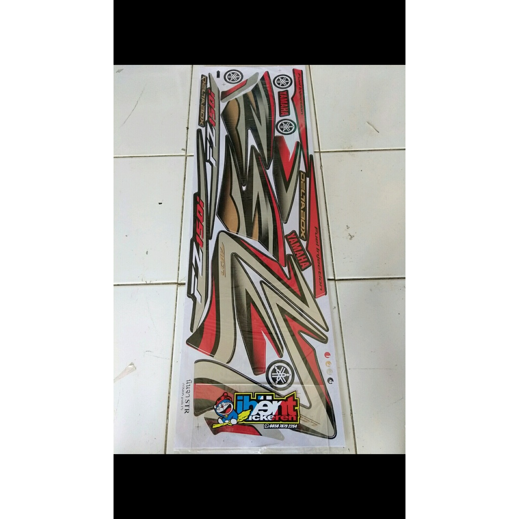 striping vixion old fz150  thailand abu2  merah