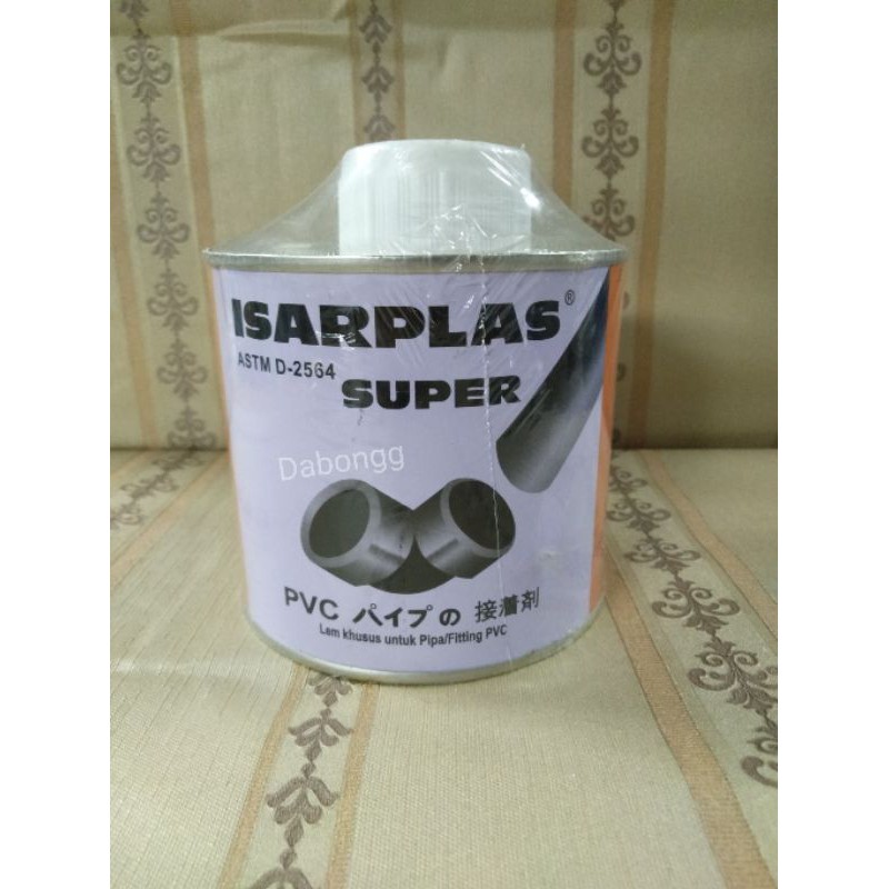 

Lem Pipa Isarplas Kaleng 400g/ Lem Isarplas Super/ Lem Pralon Isarplas Kaleng 400g/ Lem Pvc Isarplas