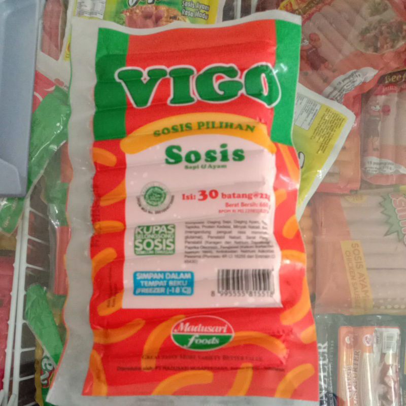 

Sosis sapi Vigo (30) berat 660 gr