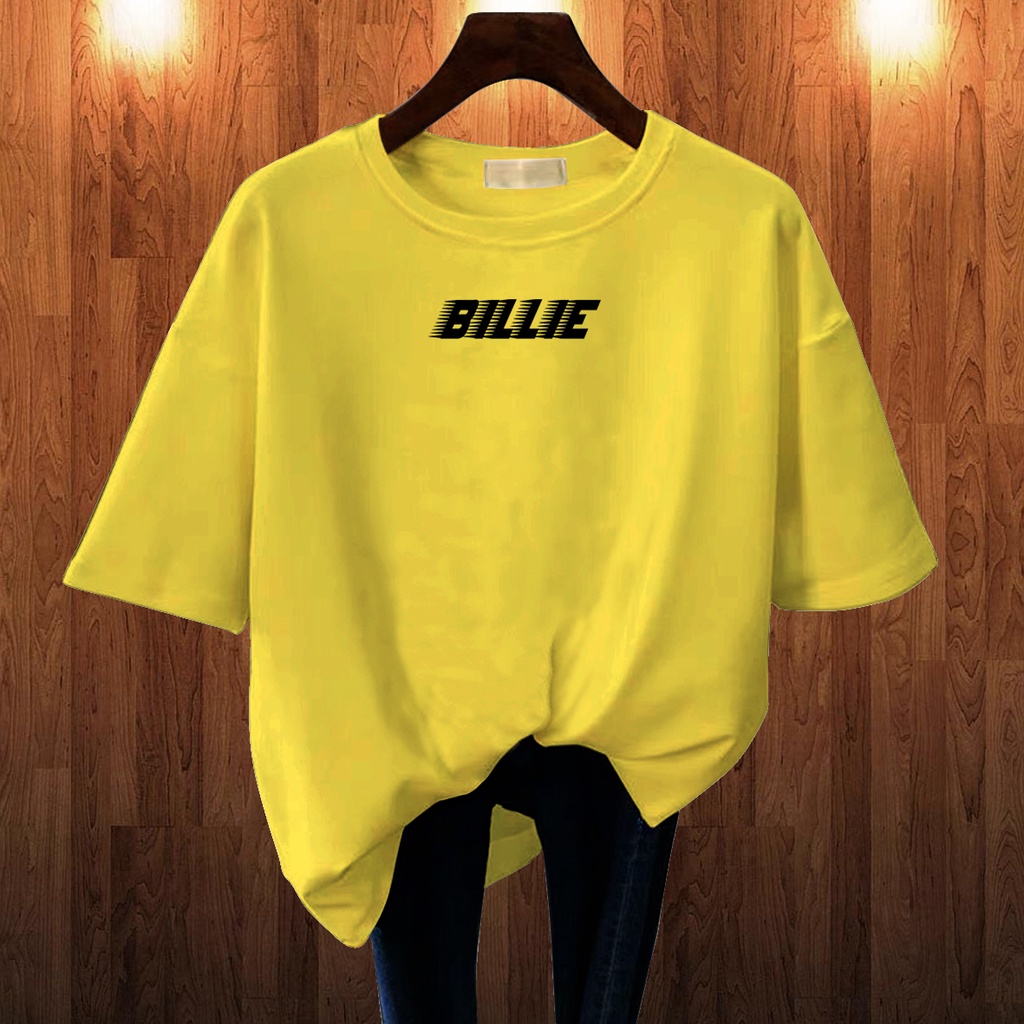 CALVIERO SHOP - BAJU KAOS ATASAN WANITA PRINT BILLIE FONTS