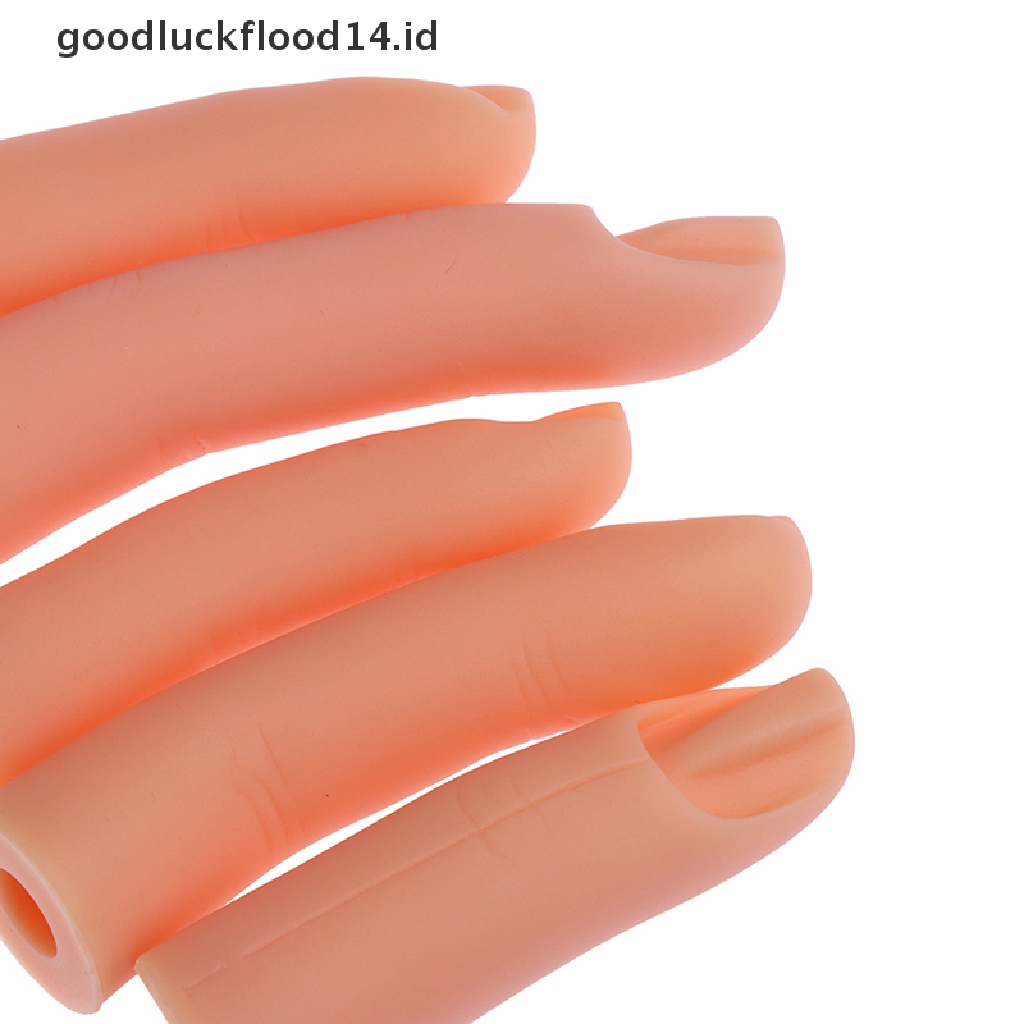 [OOID] 5Pcs/set Nail Art Trainer Practice Training Finger Model Acrylic Gel Salon Tools ID