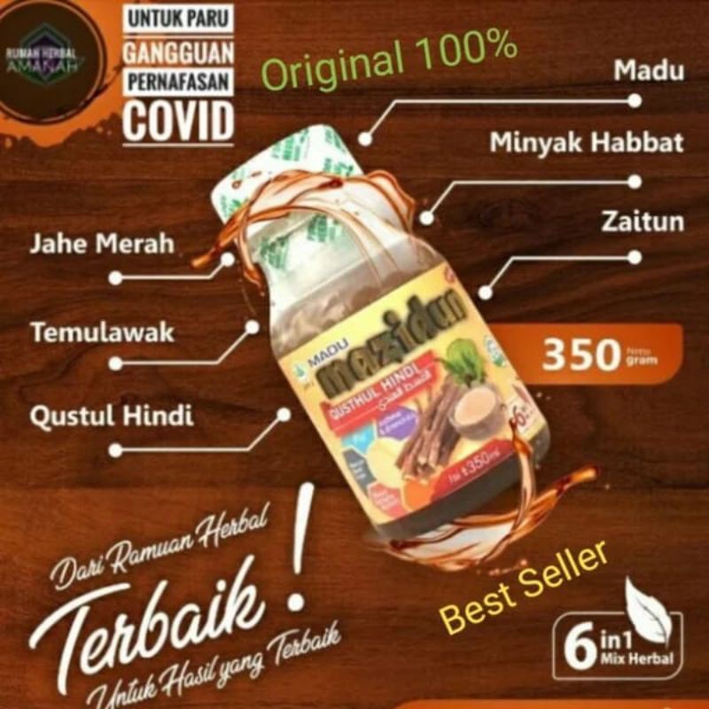 

Madu Mazidun plus Qusthul Hindi 350grm