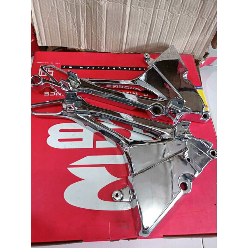 footstep postep tiger revo tirev ori original copotan chrome krum krom