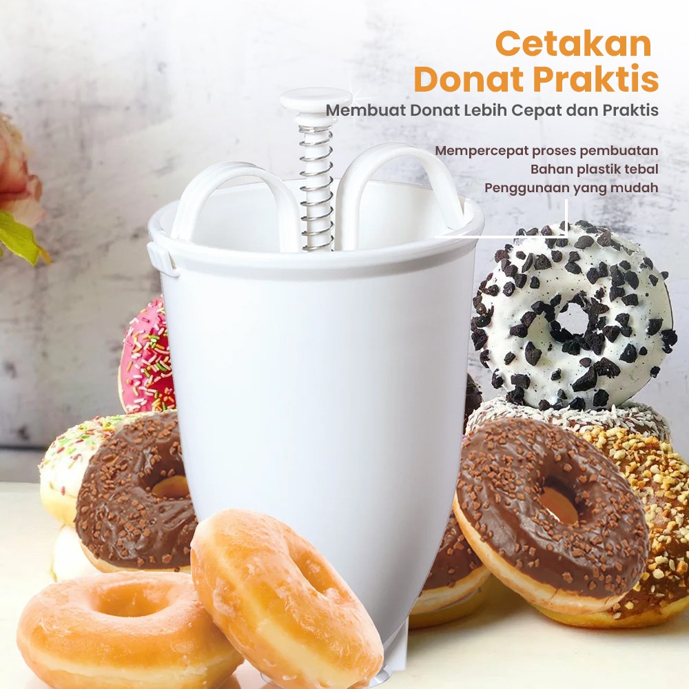 Cetakan Donat, Alat Pembuat Adonan Donat Cetakan Donat Cair Alat Pembuat Donat Drop Donat Maker