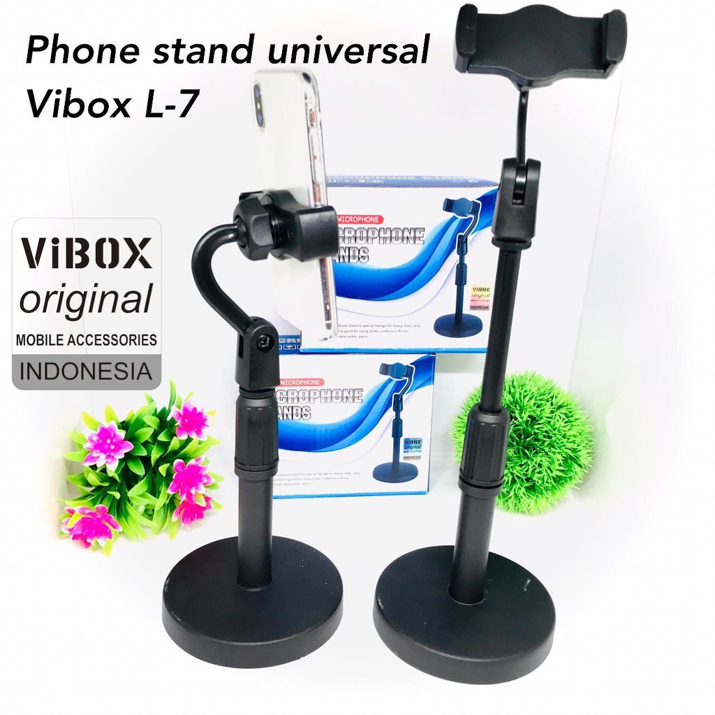 UNIVERSAL HOLDER VIBOX S2 / K3 STANDS LIVE BRODCAST UNIVERSAL ALL TIPE HP FOR ZOOM MEETING(NEW)