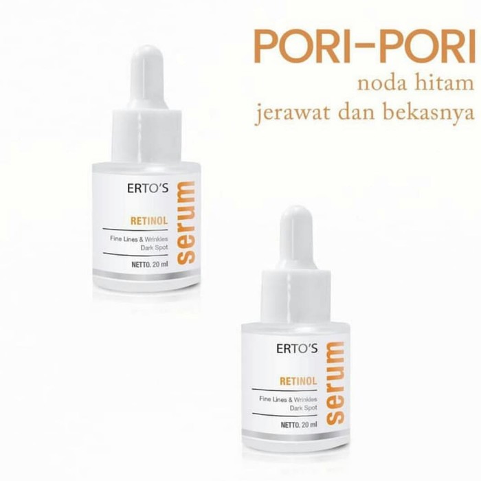 Ertos Retinol Serum Flek Penuaan Dini