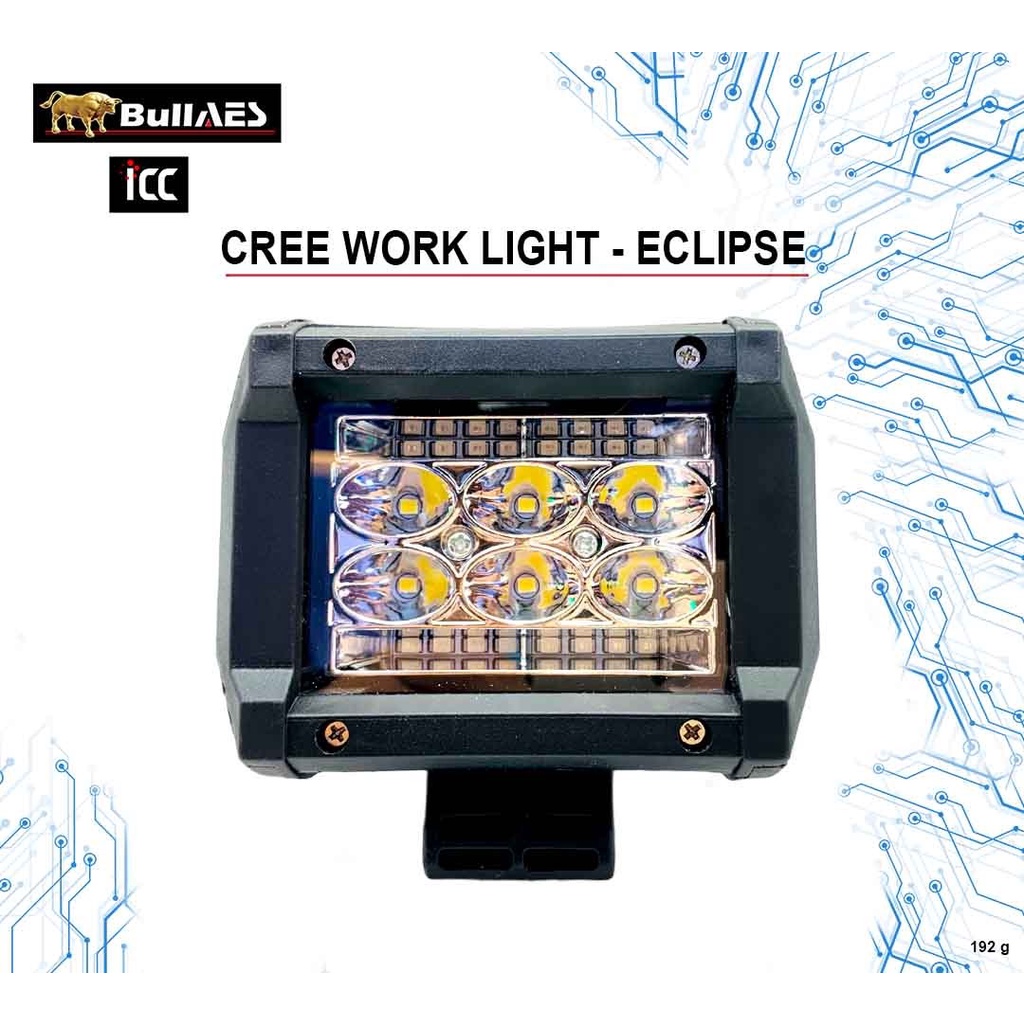 Lampu Sorot EclipseTitik Led 22 titik Led merk ICC