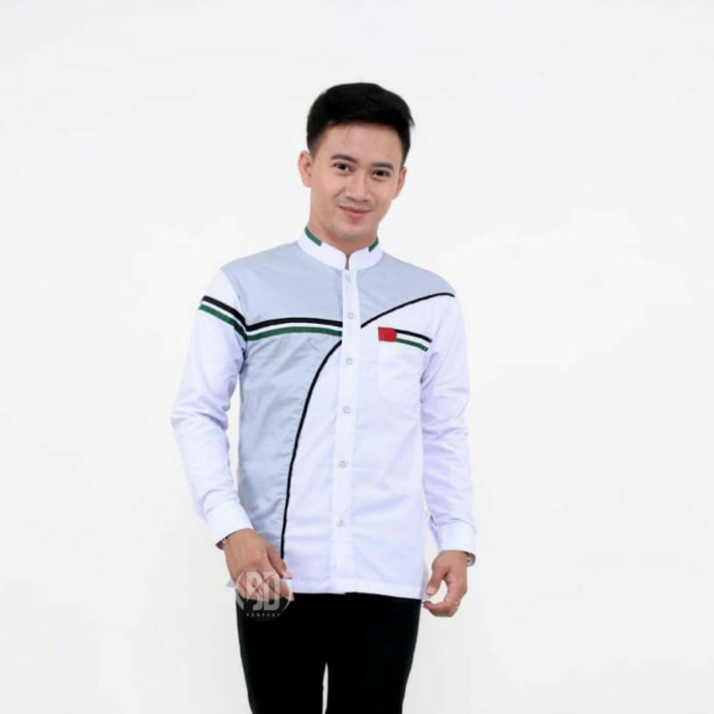 BAJU KOKO PALESTINA DEWASA || BAJU KOKO GUS AZMI SYUBBANNUL MUSLIMIN AZZAHIR-Abu Putih