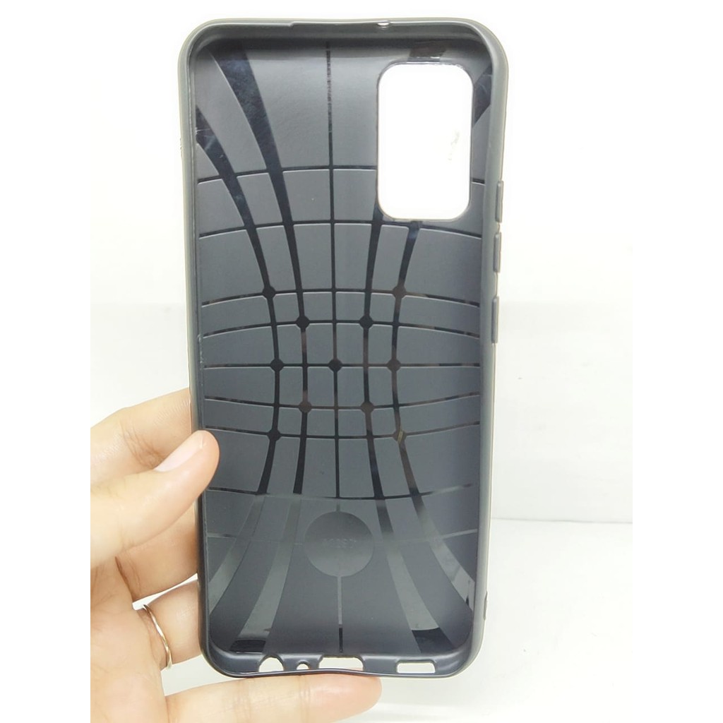 AutoFokus Samsung A02S A025F 6.5 inchi Leather Soft Case AUTOFOCUS Motif Kulit Jeruk