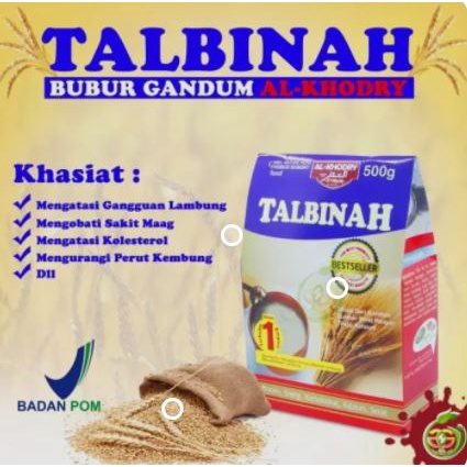 

Tepung TALBINAH Al Khodry Isi 500gr Mengatasi Maag KRONIS dll