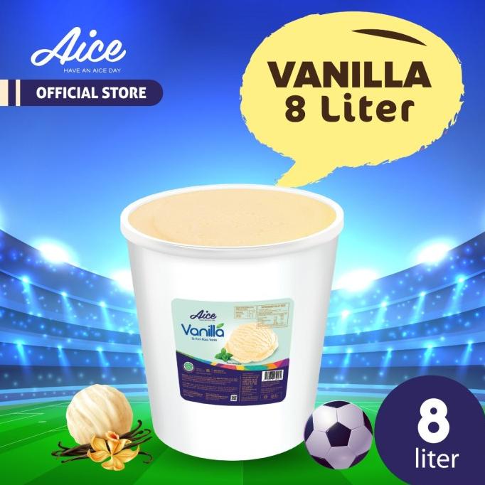 

windytriastuti13 AICE Vanilla Bucket Ice Cream Es Krim Ember 8L Eskrim TERLARIS TERPERCAYA ORIGINAL