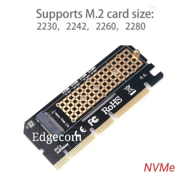 PCIE PCIE EXPRESS NVME M.2 SSD to PCIE X16 Expansion Card