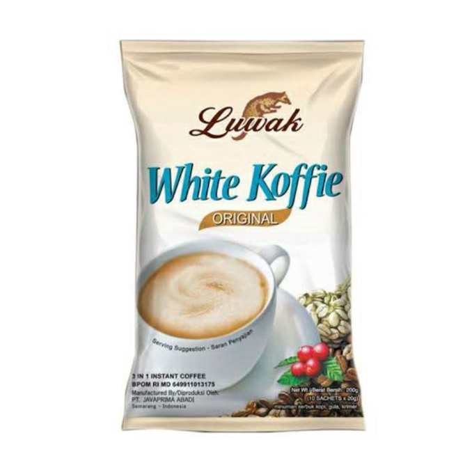 

Kopi Luwak White Coffee Original 10x20gr