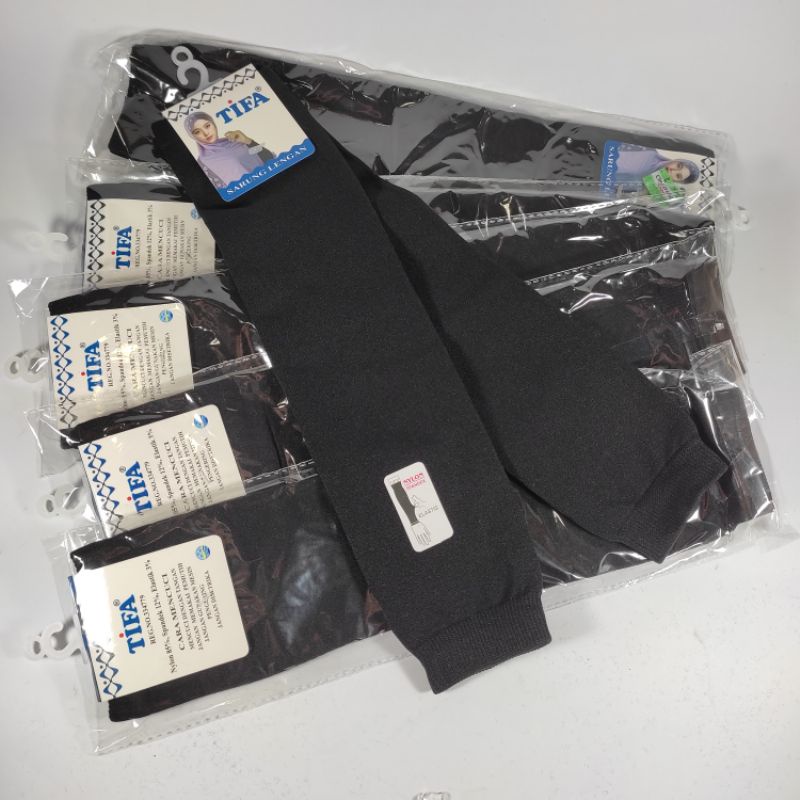 DEKER LENGAN TIFA | HANDSHOCK BAHAN TEBAL | DEKER LENGAN HITAM POLOS | DEKER LENGAN HIJAB