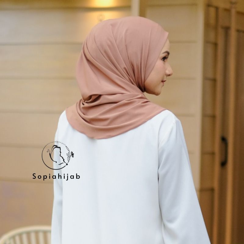 Hijab Sport Instan Jersey Non Pet | Jilbab Olahraga Wanita Terbaru