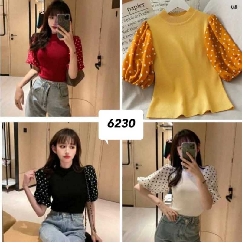 import Bangkok atasan rajut import 6230