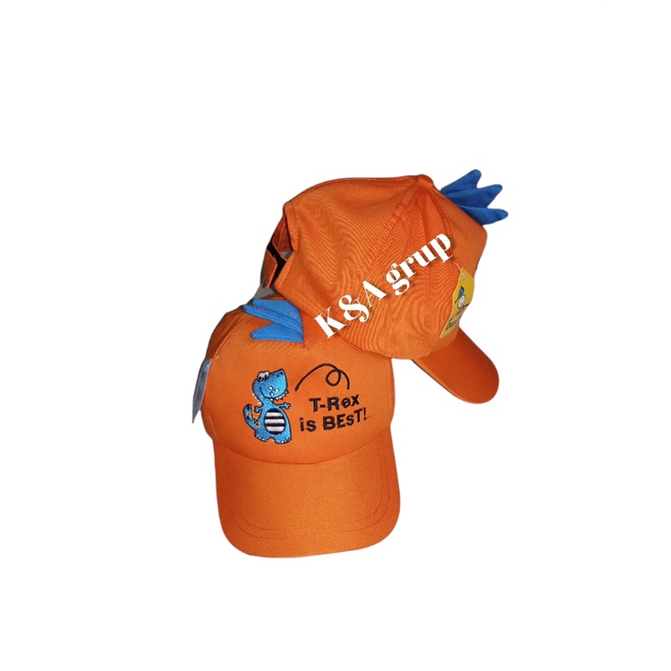 Topi anak T-REk / topi anak dinosaurus / topi anak motif dino / topi T-rex bisa bayar di tempat (COD)