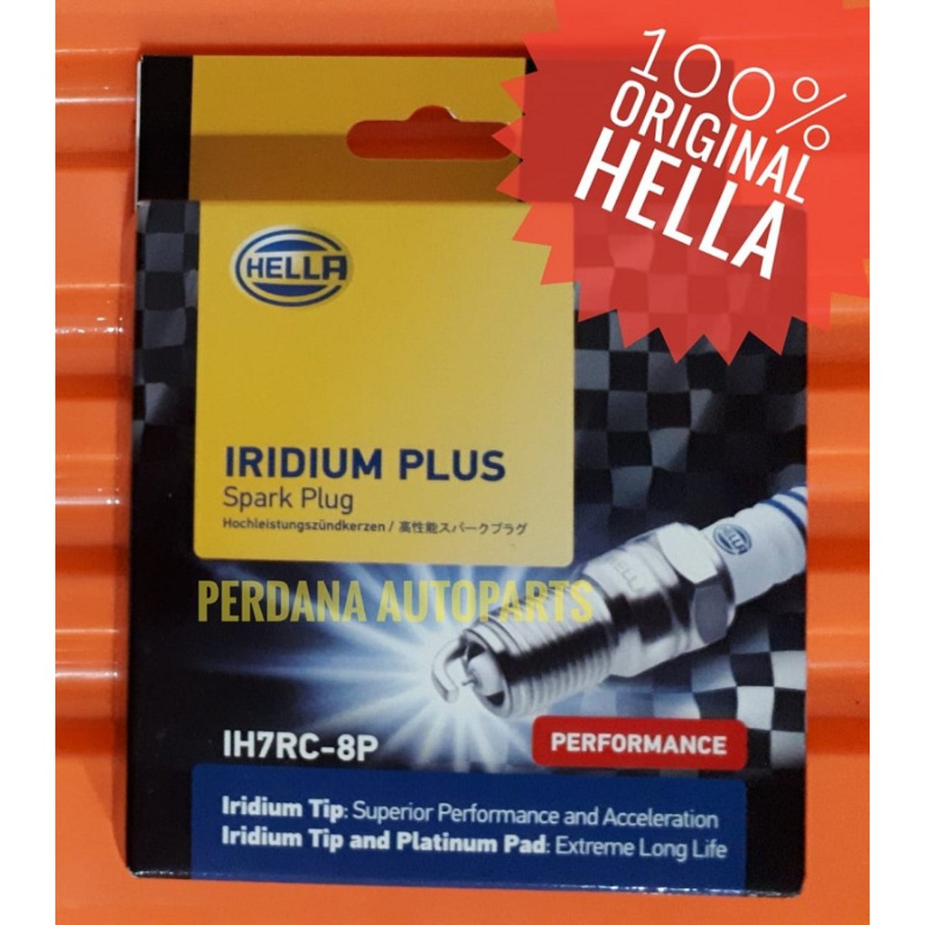 Busi Daihatsu Charade Hijet - HELLA Iridium Plus IH7RC8P oke