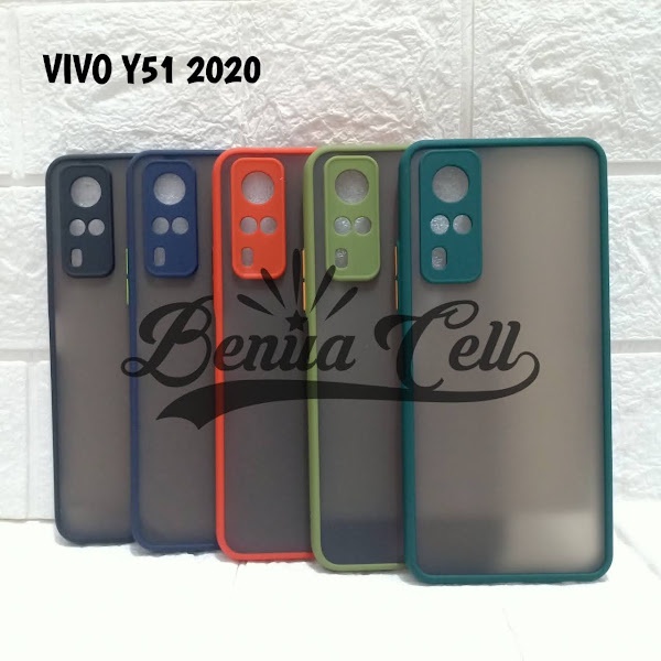 SOFTCASE VIVO Y51A Y51 - CASE MATTE FULL COLOR VIVO Y51 Y51A 2021 - BC