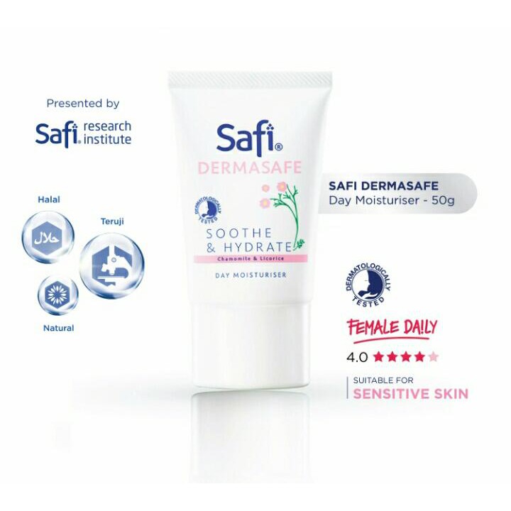 SAFI DERMASAFE DAY MOIST 50 GR 100%~ORIGINAL