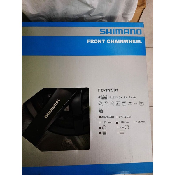 Shimano Crank Tourney FC-TY501 Crankset 3x6 7 8 Speed