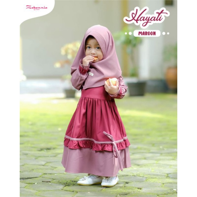GAMIS HAYATI KIDS ORI ZABANNIA❌Habis di offline❌