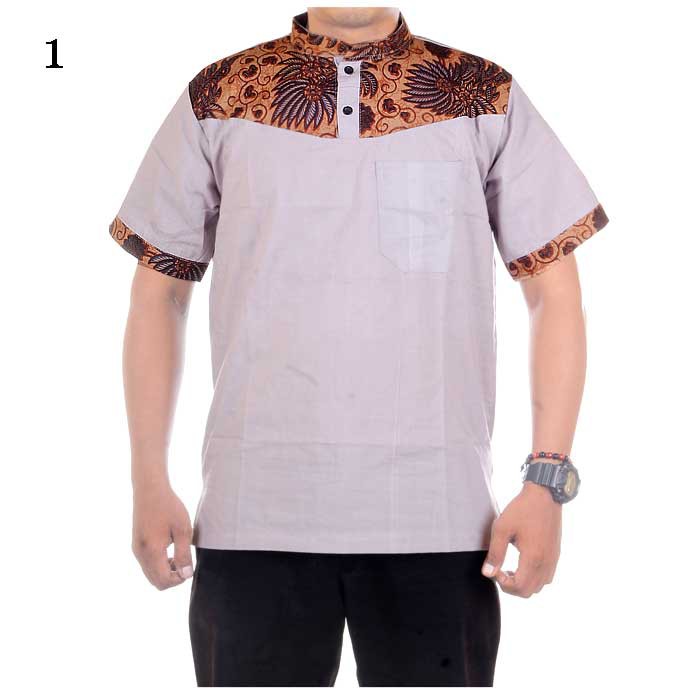 Hem Koko Batik Kombinasi Kholidi