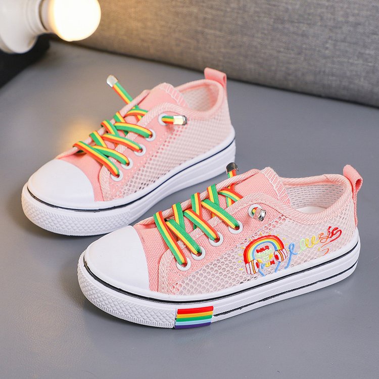 Sepatu Anak Perempuan - Sneaker C-40 RIOR MOTIF Colorful Sepatu Sport Anak Casual Import